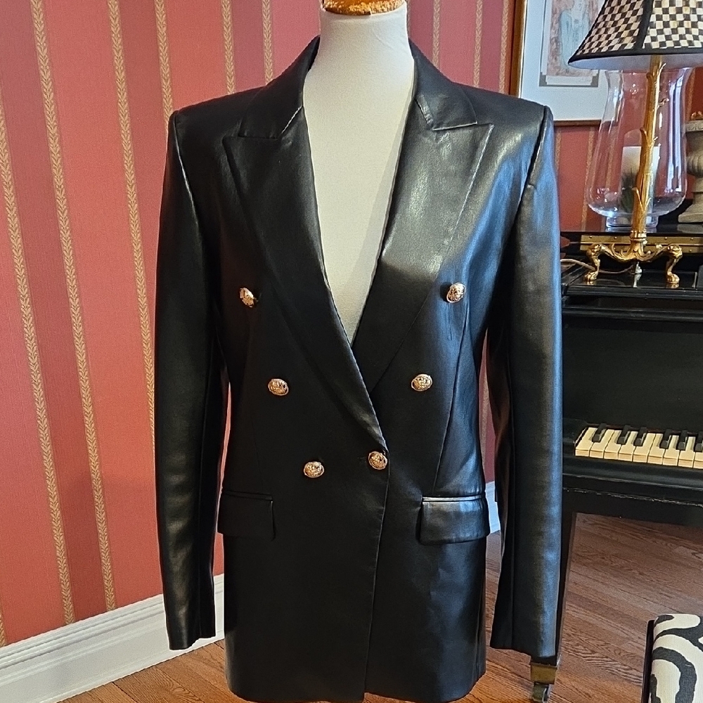 Zara Faux Leather Jacket